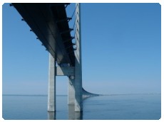 Ponte di Oresund tra Svezia e Danimarca